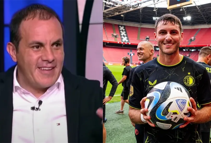 Cuauht&eacute;moc Blanco minimiz&oacute; los goles de Santiago Gim&eacute;nez en el Feyenoord y las redes sociales explotaron.