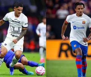 Pumas: ´Toro´ Fernández se venga de Jules Koundé y se burló del gol al Barcelona