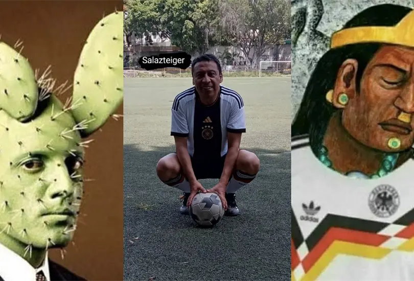 Ricardo Salazar fue v&iacute;ctima de burlas por apoyar a Alemania.