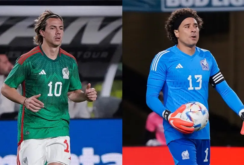 Guillermo Ochoa rega&ntilde;&oacute; a Sebasti&aacute;n C&oacute;rdova luego del empate entre la Selecci&oacute;n Mexicana y Alemania