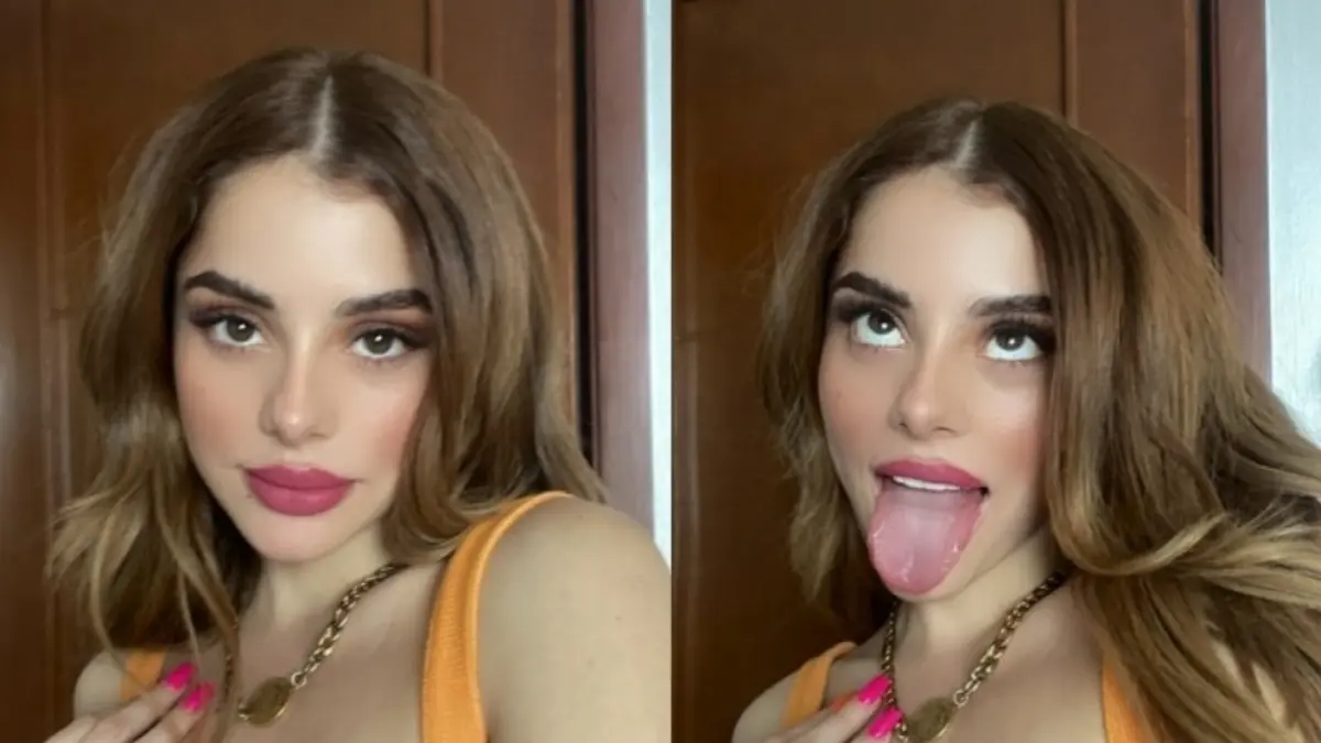 Es bastante común verla hacer gestos frente a la cámara, mismos que le gustan mucho a sus seguidores más cercanos.