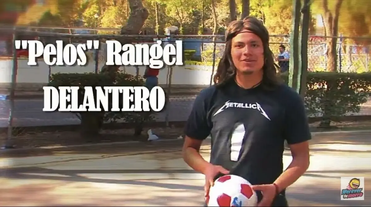 El Pelos Rangel era el típico futbolista que le echaba ganas y siempre quería jugar los partidos, aunque su nivel de juego provocaba que a veces no tuviera acción. Fue interpretado por Luisito Rey.