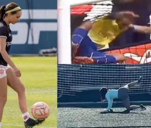 Nikkole Teja crea trend e imita grandes festejos de Cuauhtémoc Blanco (VIDEO)