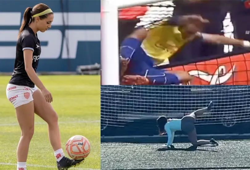 Nikkole Teja imit&oacute; festejos de Cuauht&eacute;moc Blanco.