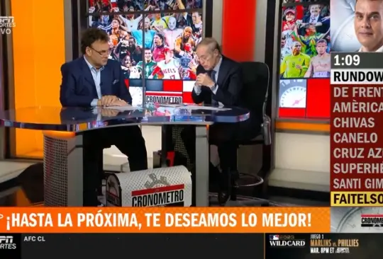 José Ramón Fernández dedicó unas emotivias palabras de despedida a David Faitelson tras los rumores de su salida a TUDN.