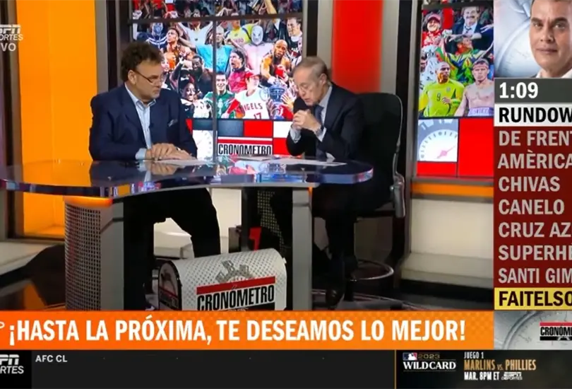 Jos&eacute; Ram&oacute;n Fern&aacute;ndez dedic&oacute; unas emotivias palabras de despedida a David Faitelson tras los rumores de su salida a TUDN.
