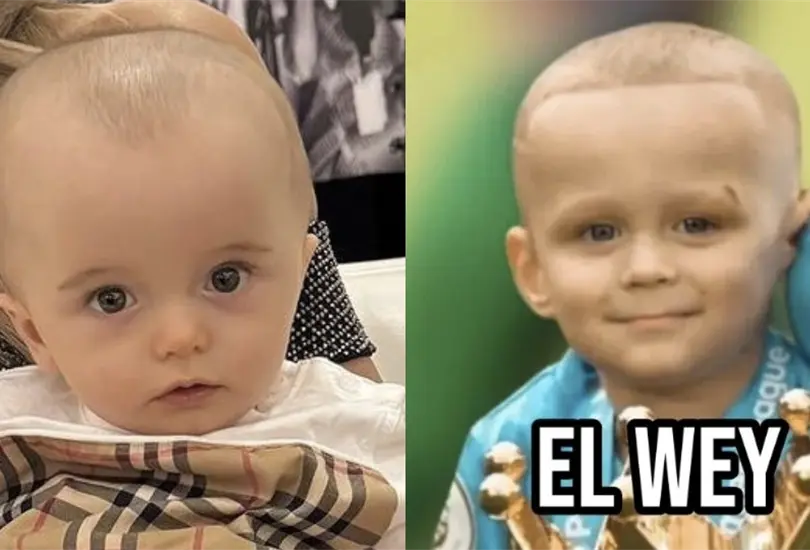 Phoenix, el hijo de Par&iacute;s Hilton comenz&oacute; a ser comparado con Ronnie Foden, mejor conocido como El Wey.