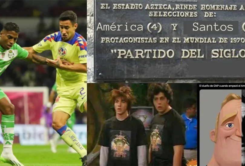 Los memes invadieron el Am&eacute;rica vs Santos