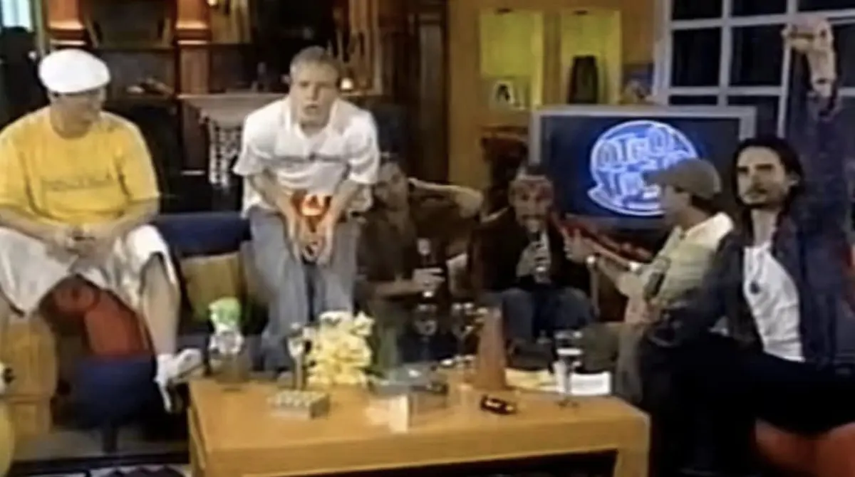 Los Backstreet Boys no tuvieron problema en ser parte del programa de Adal Ramones para Televisa.