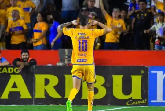 Gignac abrió el camino para la remontada de Tigres vs Cruz Azul.