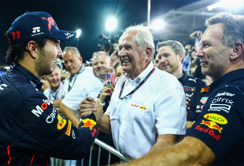 Christian Horner y Helmut Marko dieron su opini&oacute;n de la actuaci&oacute;n de Checo P&eacute;rez en el GP de Estados Unidos