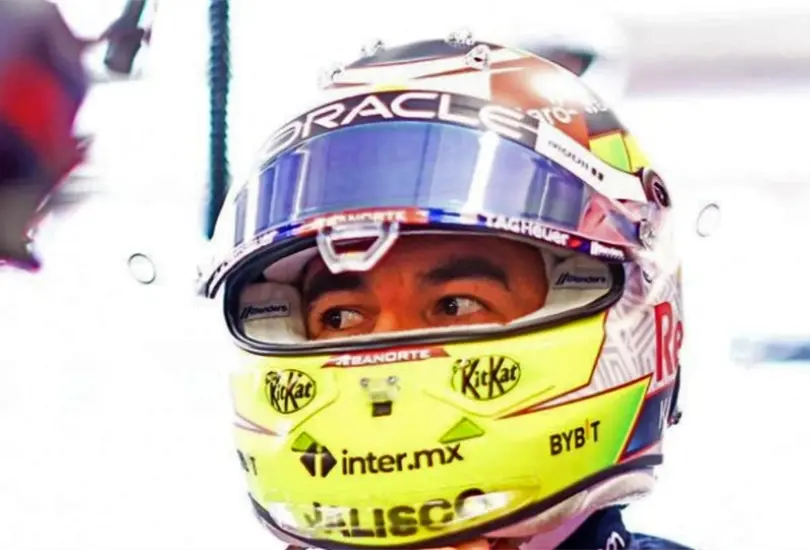 Checo tendr&aacute; un casco edici&oacute;n especial, como cada a&ntilde;o que regresa a M&eacute;xico.