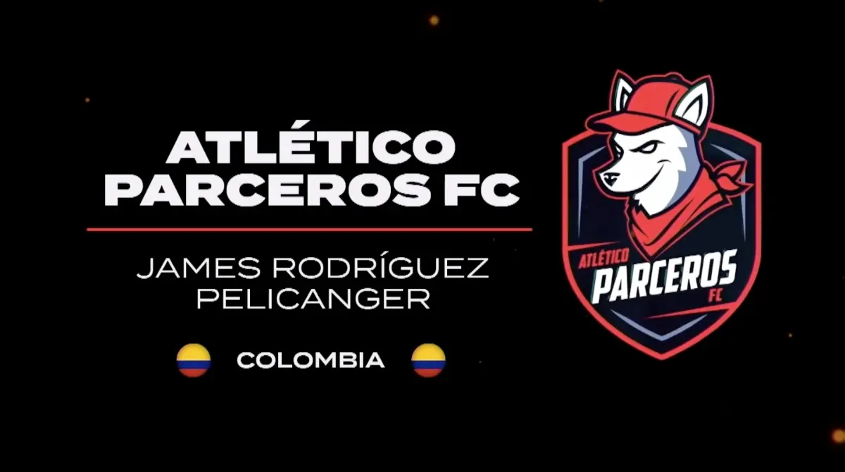 James Rodríguez y Pelicanger son los encargados de encabezar a Atlético Parceros FC.