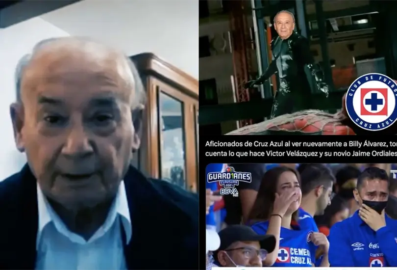 Billy &Aacute;lvarez reapareci&oacute; p&uacute;blicamente y trajo consigo infinidad de memes por parte de la afici&oacute;n de Cruz Azul.