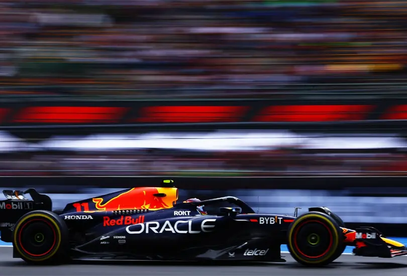 Checo Pérez batalló en el FP2 del GP de México 2023 Checo Pérez batalló en el FP2 del GP de México 2023