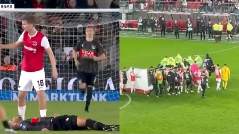 El futbolista tuvo que ser reanimado en la cancha mientras el resto de jugadores cubr&iacute;an la escena preocupados por su compa&ntilde;ero de profesi&oacute;n.
