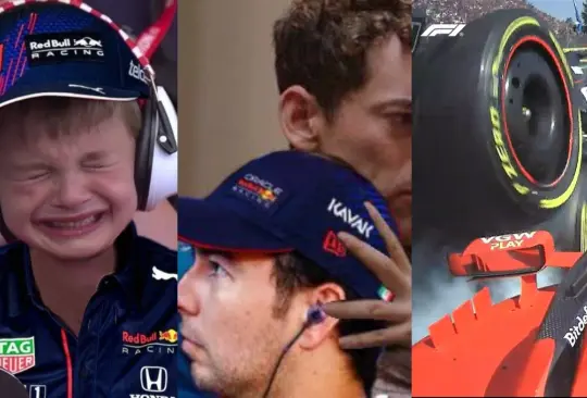 Las redes sociales presentaron los mejores memes después de que Checo Pérez se retiró del GP de México.