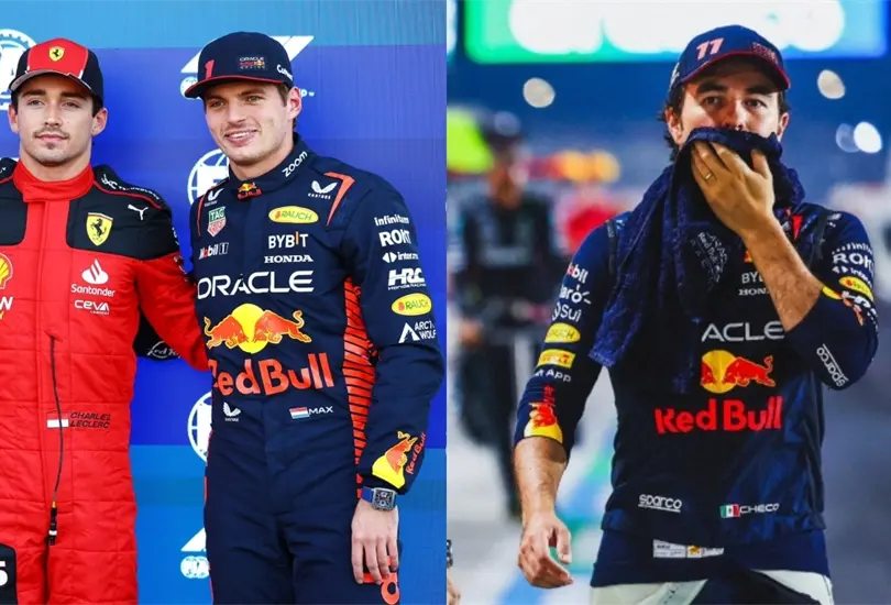 Charles Leclerc y Max Verstappen dieron su opinión del contacto con Checo Pérez en el GP de México 2023 Charles Leclerc y Max Verstappen dieron su opinión del contacto con Checo Pérez en el GP de México 2023