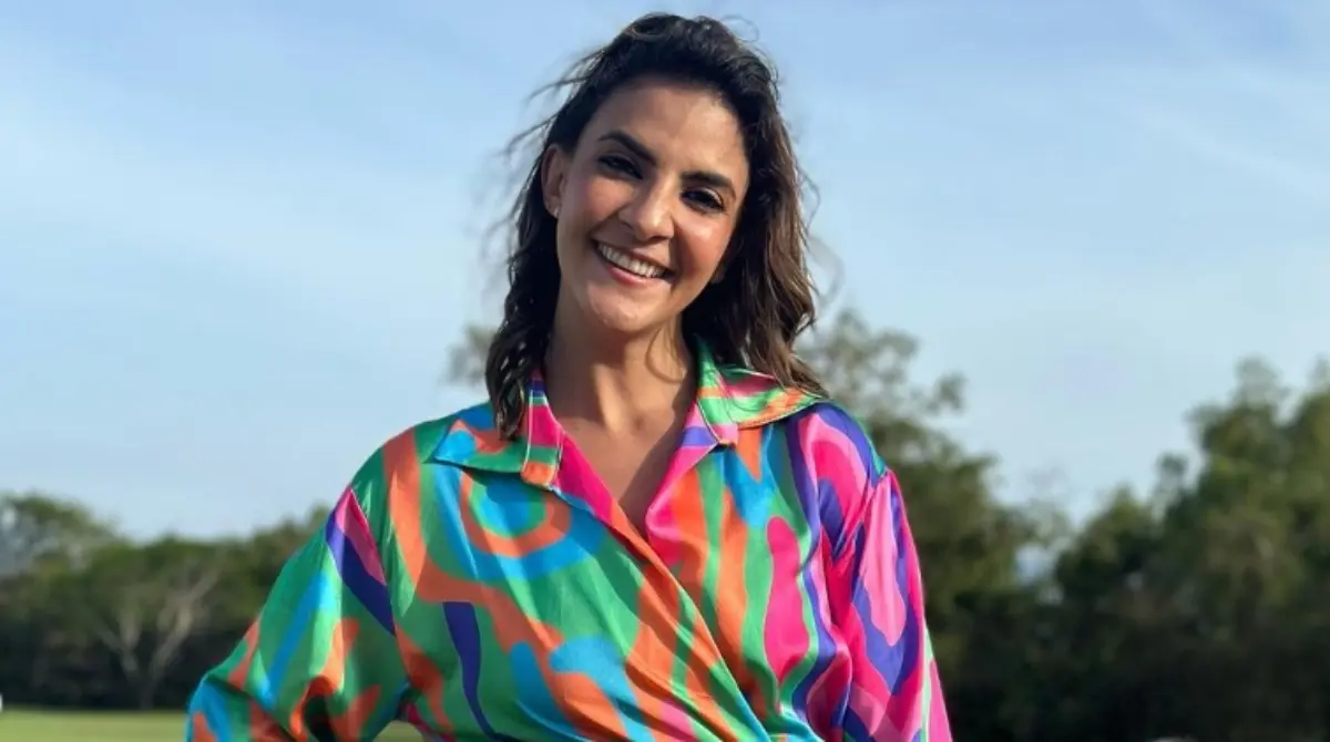 Renata Ibarrar&aacute;n es una de las conductoras m&aacute;s populares de TV Azteca, y ha confesado ser azulcrema de toda la vida en el programa Los Portagonistas.