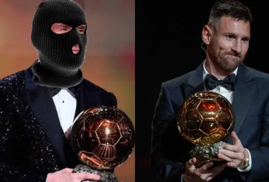 Las redes sociales reaccionaron con memes a Lionel Messi y su octavo Balón de Oro que catalogaron como robo.