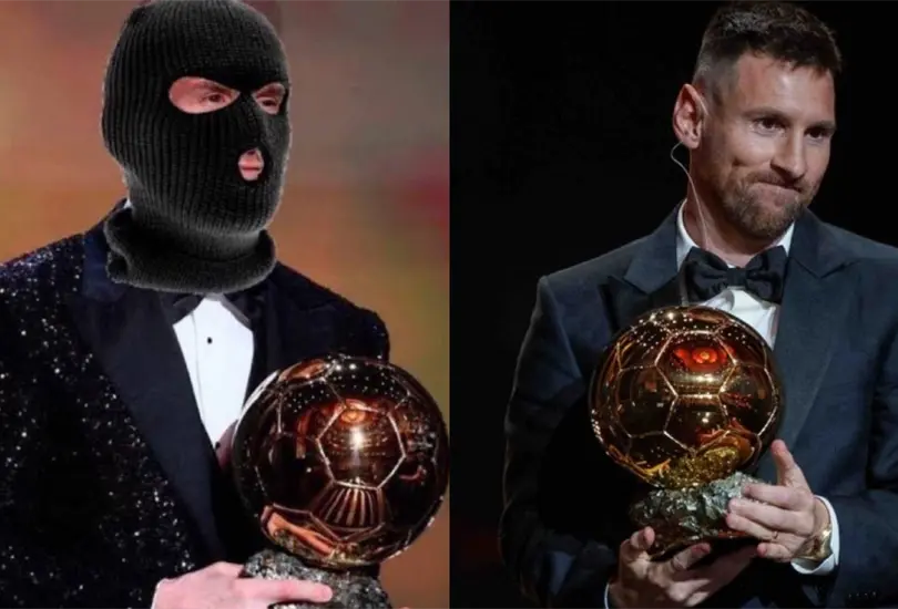 Las redes sociales reaccionaron con memes a Lionel Messi y su octavo Bal&oacute;n de Oro que catalogaron como robo.