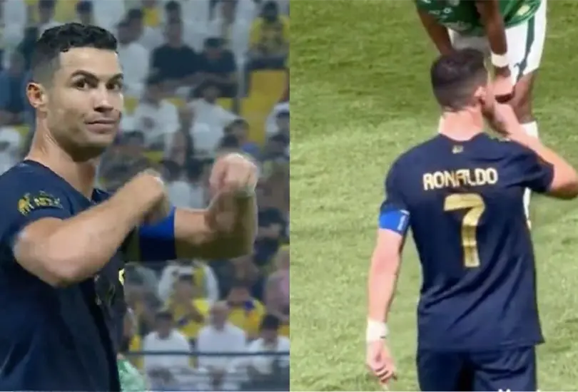 Cristiano Ronaldo no dud&oacute; en robarse el show con un par de situaciones en su m&aacute;s reciente juego con el Al-Nassr.