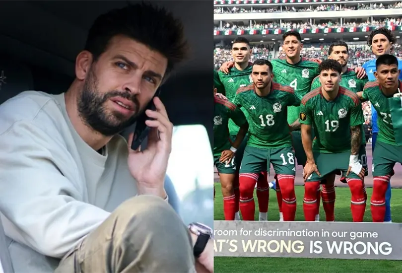 Gerard Piqu&eacute; caus&oacute; pol&eacute;mica despu&eacute;s de que se burl&oacute; de la Selecci&oacute;n Mexicana por sus participaciones en Mundiales.
