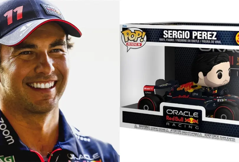 La figura coleccionable del Checo P&eacute;rez ya circula en internet.
