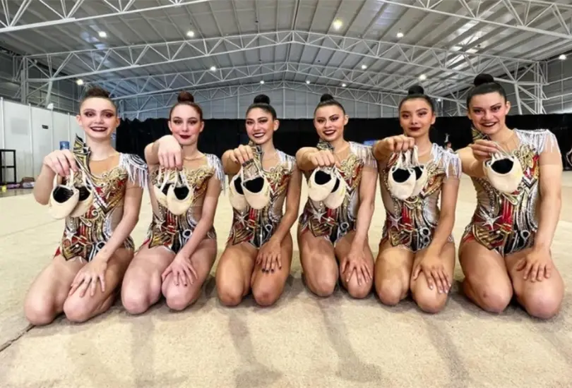 El equipo de Gimnasia R&iacute;tmica de M&eacute;xico se encuentra en territorio israel&iacute; desde hace algunas semanas.