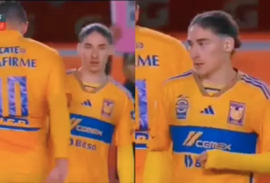 El futbolista francés sorprendió a algunos aficionados por cómo se dirigió hacia su compañero que recién llegó a Tigres.