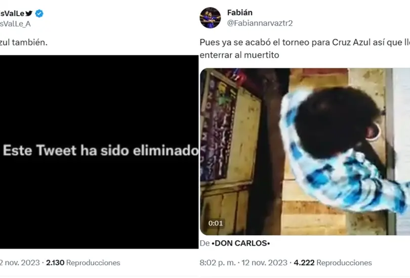 Cruz Azul se va del torneo despu&eacute;s de jornada 17 y la gente no los perdon&oacute;.