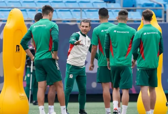 La Selección Mexicana se prepara para jugar vs Honduras.