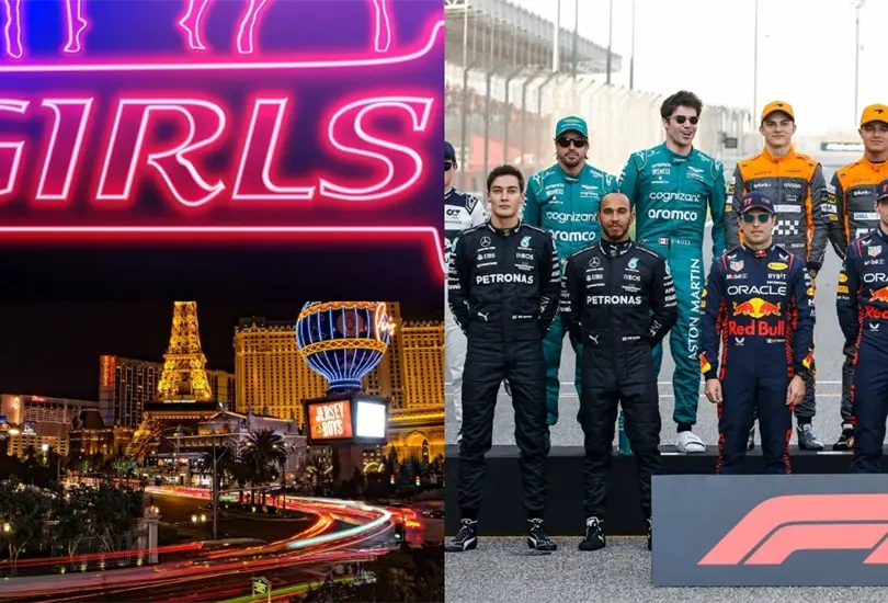 Un club nocturno ofreció encuentros gratis para los pilotos de Fórmula Uno durante el GP de Las Vegas. Un club nocturno ofreció encuentros gratis para los pilotos de Fórmula Uno durante el GP de Las Vegas.