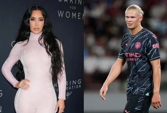 Kim Kardashian reveló su emoción por conocer a Erling Haaland.