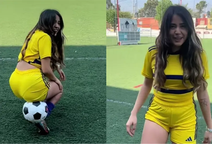 La influencer mexicana sorprendi&oacute; con su capacidad con el bal&oacute;n y su video se viraliz&oacute; r&aacute;pidamente en TikTok.