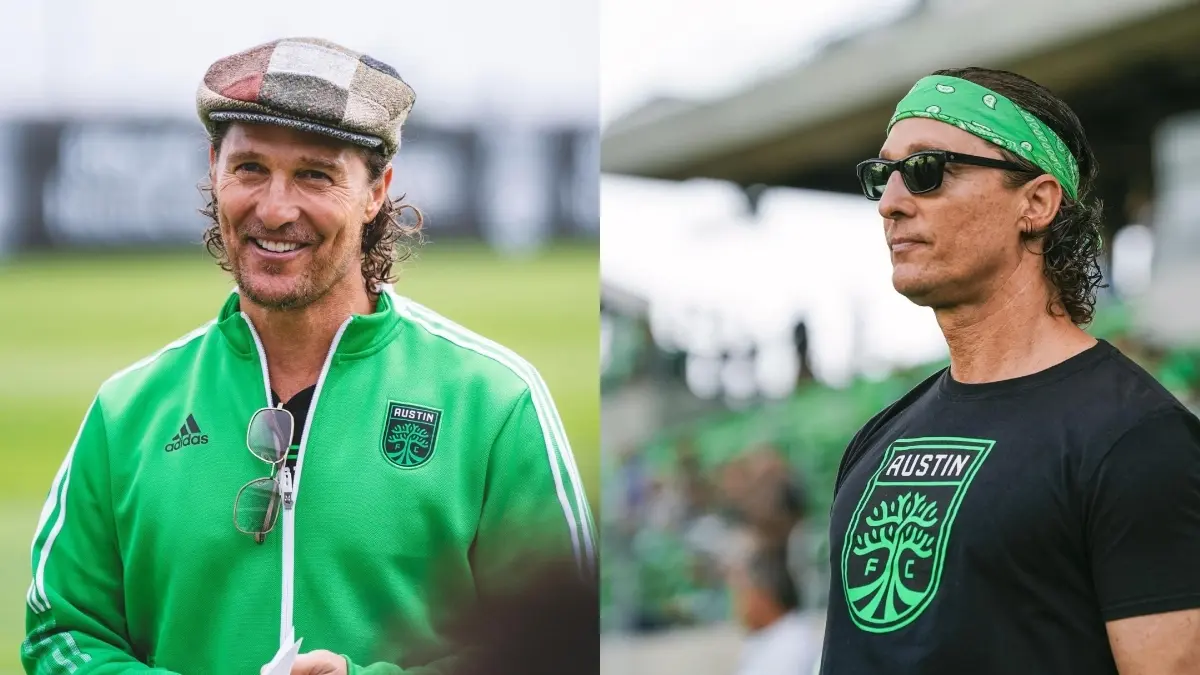 MATTHEW McCONAUGHEY: Ganador del Premio Oscar en 2014, el actor estadounidense es fanático del Austin FC, conjunto de Estados Unidos, porque es codueño de este.