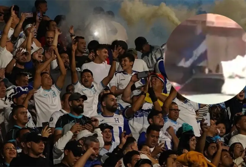 Los hondure&ntilde;os celebraron con todo el triunfo de M&eacute;xico.