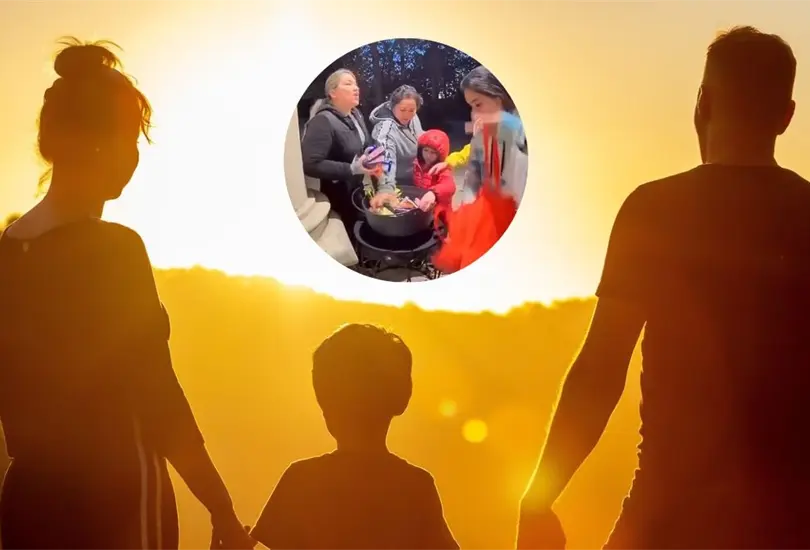 Una familia se volvió viral por asaltar a sus vecinos en Halloween Una familia se volvió viral por asaltar a sus vecinos en Halloween