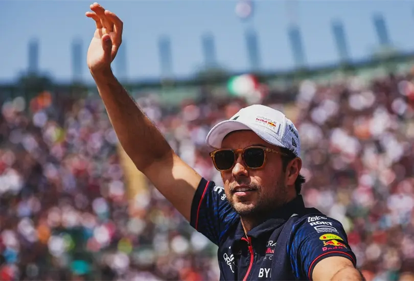 Checo P&eacute;rez busca un resultado positivo en el GP de Brasil 2023 de F1