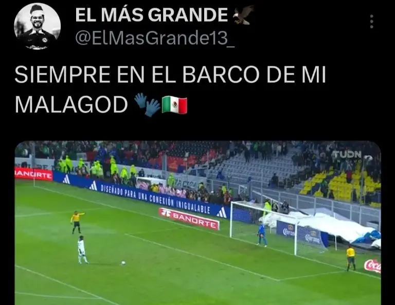 Captura de pantalla del nuevo apodo de Malagón.