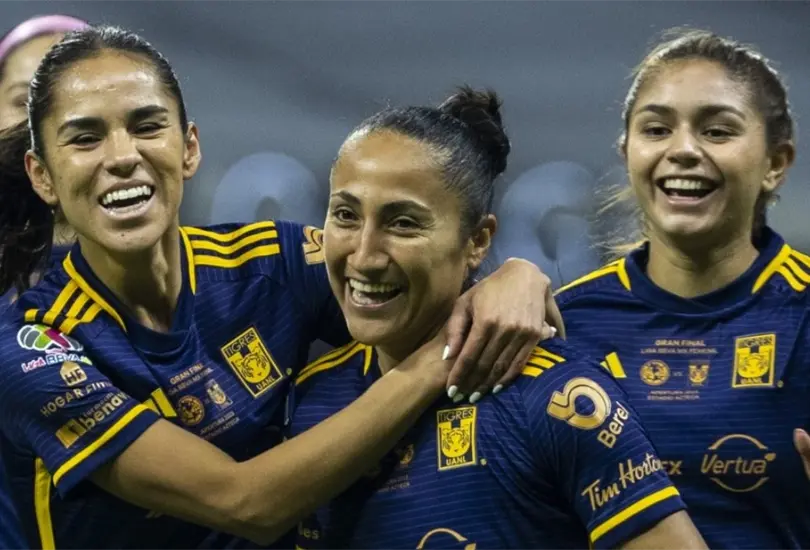Tigres Femenil gole&oacute; al Am&eacute;rica Femenil en el Estadio Azteca.
