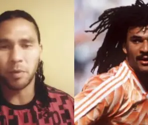 La reacción de Ruud Gullit al conocer a Gullit Peña (VIDEO)