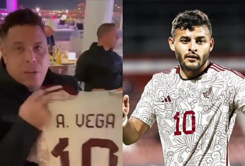 Ronaldo recibi&oacute; de forma especial la camiseta de Alexis Vega.