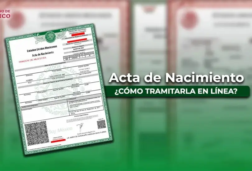 &iquest;C&oacute;mo tramitar mi acta de nacimiento en l&iacute;nea?