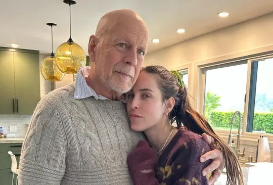 La hija de Bruce Willis compartió el emotivo momento que compartió con su papá