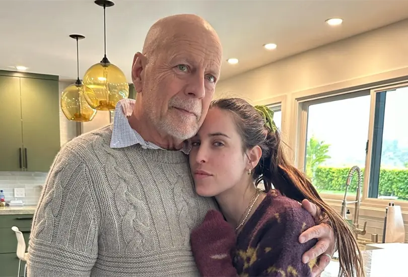 La hija de Bruce Willis comparti&oacute; el emotivo momento que comparti&oacute; con su pap&aacute;