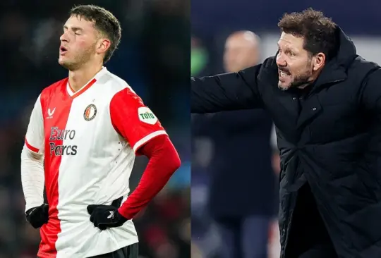 Cholo Simeone habló de la actuación de Santiago Giménez después de su derrota en la Champions League