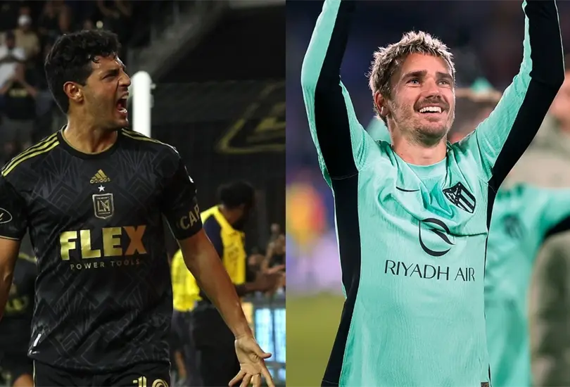 Antoine Griezmann acept&oacute; la invitaci&oacute;n de Carlos Vela para que vuelvan a jugar juntos