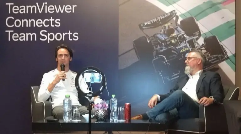 Esteban Gutiérrez habló sobre la importancia de TeamViewer para su vida diaria - Créditos: Alejandro Miranda