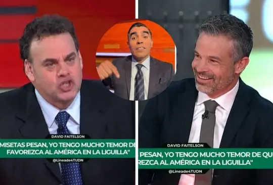David Faitelson se peleó con Rafa Puente Jr. y Chiquimarco por el arbitraje del empate entre América y León David Faitelson se peleó con Rafa Puente Jr. y Chiquimarco por el arbitraje del empate entre América y León